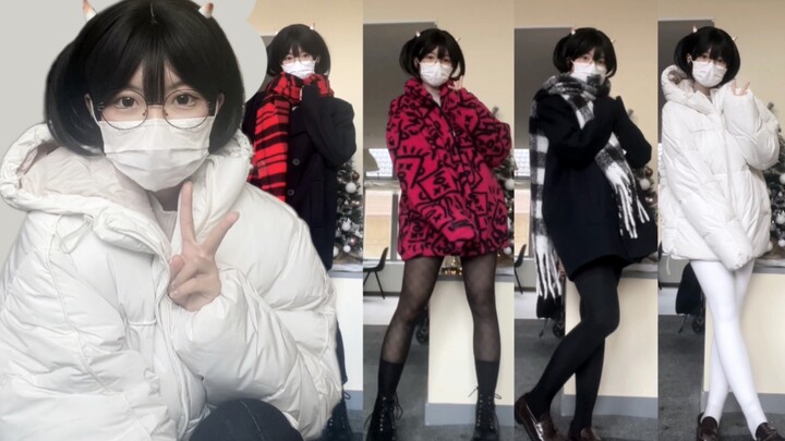 163 52｜Chia sẻ áo khoác ngọt ngào, cá tính của tiểu ác ma! Cách phối đồ mùa đông ૮*,,˃ ᵕ ˂ა – Mua sắ