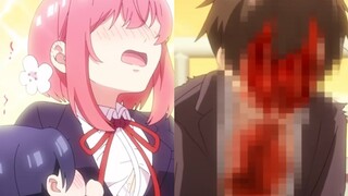 Demi menghibur para harem yang berubah menjadi bayi, pemeran utama laki-laki dengan gila menggosok l