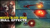 MOSCOV BLOOD SPEAR SKILL EFFECTS AND ENTRANCE/SHOP ANIMATION MOBILE LEGENDS MOSCOV EPIC SKIN MLBB!