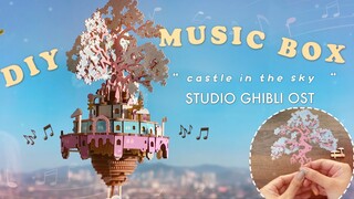 City in the Sky (Ghibli’s Castle in the Sky main theme)☁️| DIY Music Box Build + asmr