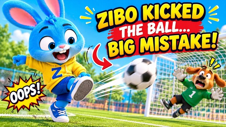 ZIBO KICKED THE BALL… BIG MISTAKE! ⚽