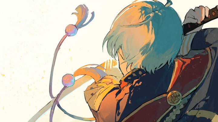 Painting cartoon characters on the computer