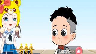 Xiong sister is crazy about plagiarizing Xihui! The cute star's face is completely released [Zhou Yu