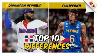 TOP 10 DIFFERENCES BETWEEN PHILIPPINES AND DOMINICAN REPUBLIC | Sol&LunaTV Vlog