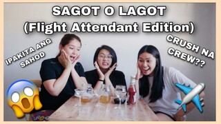 SAGOT O LAGOT (Flight Attendant Edition) | FA Shaine Buhat