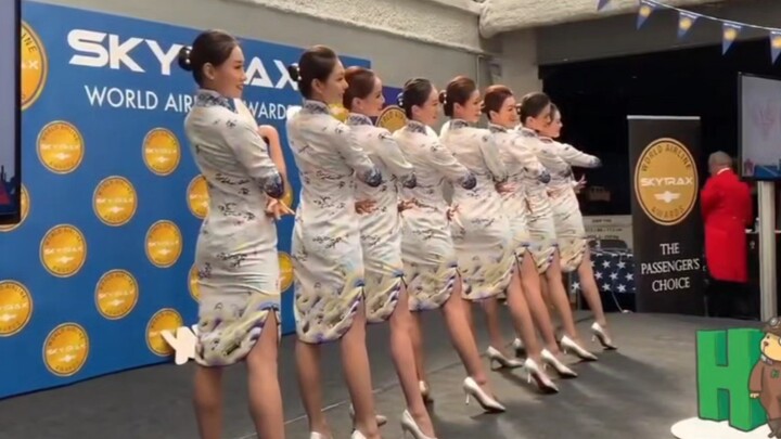 مضيفة طيران البحرية الجميلة والمثيرة، عرض بطابع صيني في معرض الطيران الدولي، نوصي بحفظه بدقة عالية!