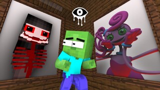 Monster School: Eyes The Horror Game - Escape Mommy Long Legs | Minecraft Animation