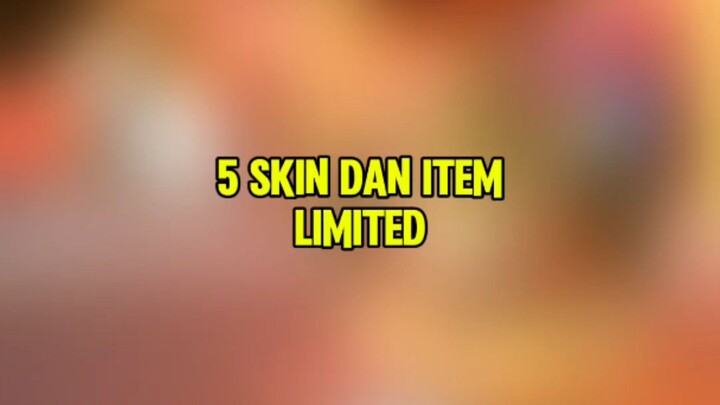 5 skin limited yg bisa kalian tukar pake DM kuning#JagoanJalananMLBB #MLBBxSF6 #MobileLegendsBangBan