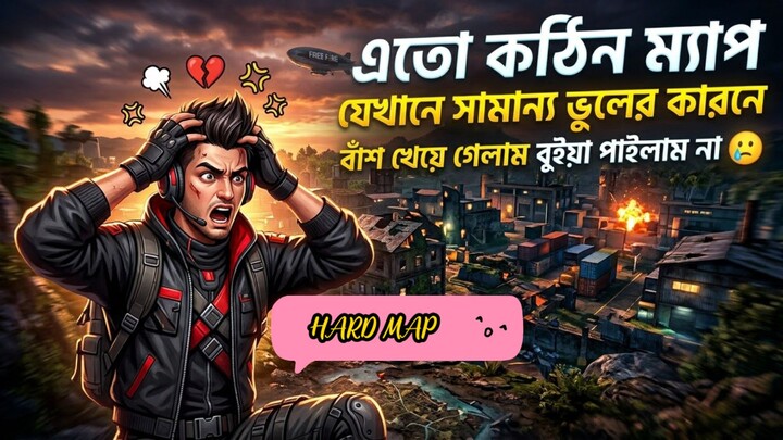 HARD MAP....একটু ভুলের কারনে বাঁশ খেয়ে গেলাম।