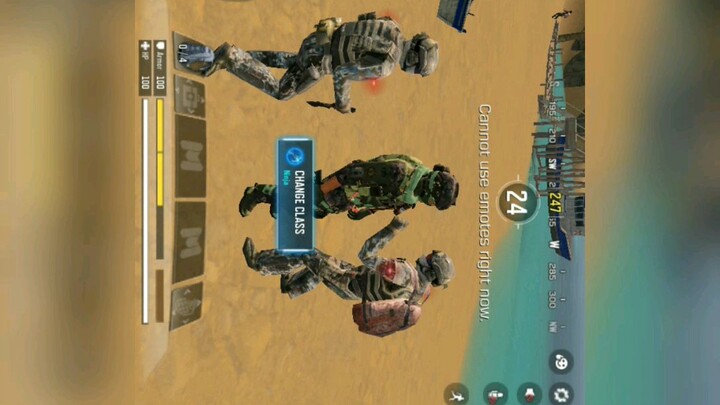 when you have a different emote and you test it be like: