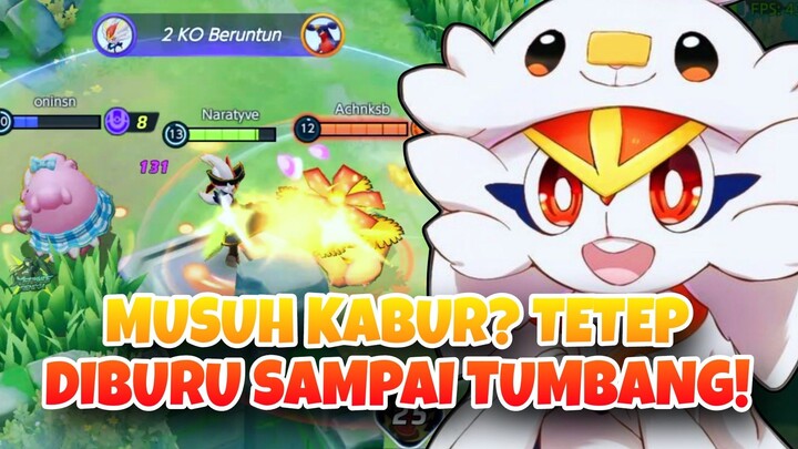 MUSUH KABUR TETEP DIBURU CINDERACE SAMPAI TUMBANG! Pokemon Unite Moments