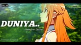 Duniya song Amv // Amv in hindi // Sword Art Online // Perman Creator //