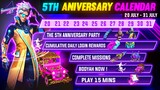 5TH ANNIVERSARY FREE FIRE | FREE FIRE NEW EVENT 5TH ANNIVERSARY|FREE FIRE 5TH ANNIVERSARY EVENT 2022