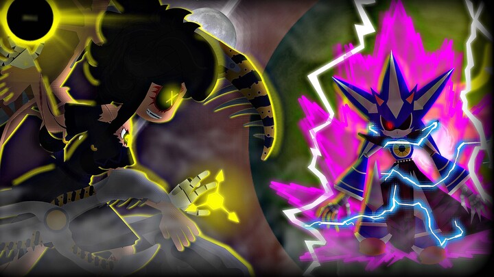 (Animasi buatan Stick Nodes) Cyn Vs Metal Sonic