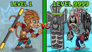 VUA ZOMBIE LVL 100 MÁU 113 TRIỆU SIÊU TANK VS NGỘ KO Tower Conquest - TOP GAME ANDROID IOS THÀNH EJ