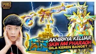 UPDATE !! AKHIRNYA KELUAR SKIN M4 PHARAOH LEVEL MAX , GILA KEREN BANGET AUTO GACHA !! - PUBG MOBILE