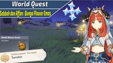 World Quest Sabbah dan Affan " Bunga Mawar Emas" | Genshin Impact