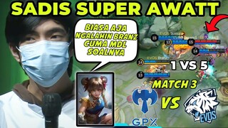 BIASA AJA NGALAHIN BRANZ CUMAN MDL SOALNYA ‼️ EVOS YG JAGO CUMAN CHOUNYA - MDL EVOS VS GPX MATCH 3‼️