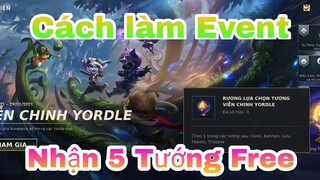 Hướng Dẫn Cách Làm Event Nhận 5 Tướng TEEMO,KENNEN,LULU,CORKI,TRISTANA Free