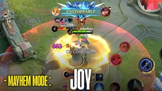 MAYHEM MODE: JOY x PRO FANNY!! | MAYHEM MODE MOBILE LEGENDS