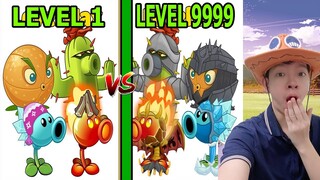 Thành EJ SIWR HỮU CÂY ĐẬU LỬA Fire Peashooter Max Level 200 Cực Mạnh - Plant Vs Zombies 2 - Top Game