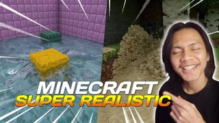 MINECRAFT SUPER REALISTIC INI BENER-BENER KAYA ASLI ! 😱Berasa bukan minecraft