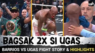 Mario Barrios 2 beses pina BAGSAK si Yordenis Ugas | Watch the Fight Story and Highlights