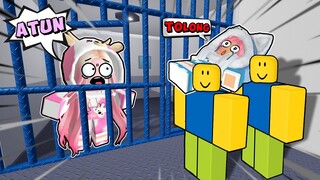 MOMON MALING!! MASUK PENJARA YANG PALING MENGERIKAN DI ROBLOX feat @BANGJBLOX  | ROBLOX