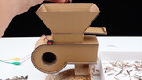 How to Make An Automatic Sunflower Seed Shelling Machine of Cardboards