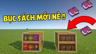 CÁCH CHẾ TẠO BỤC SÁCH MỚI PHIÊN BẢN 1.20 TRONG MINECRAFT CỰC DỄ !!