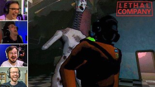 Lethal Company, Top Twitch Jumpscares Compilation Part 7 (Horror Games)