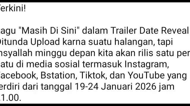 Janganlah marah, satu kali tunda je