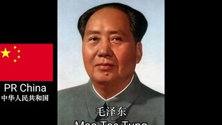 The Real Voices of Leaders from Different Countries (Communists / Socialists)