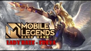 Lady Raze FREYA with Valiente - Mobile legends Bang Bang