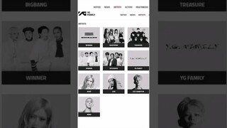 YG Maintained the profile of BLACKPINK member while they Deleted the profile of G-Dragon & Taeyang!