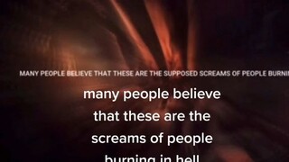 It sounds like a screaming people?