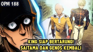 KING ENGINE BERGEMA! SAITAMA KEMBALI DARI AKSI HEROIKNYA | MANGA OPM 188