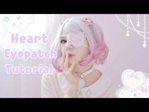 ♡ How to Sew a Heart Eyepatch ♡