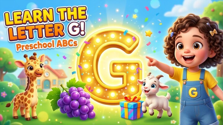 G Is for Giraffe 🦒 | Letter G Song for Kids | ABC Alphabet Song | Learn G