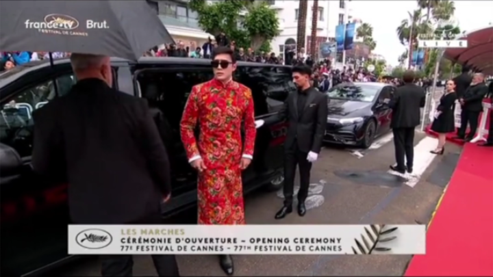 Đại Hoa Đông Bắc chinh phục thảm đỏ Cannes #ThảmĐỏLiênHoanPhimCannes #ÁoBôngĐạiHoaĐôngBắc