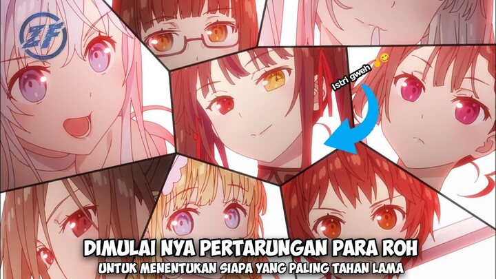 MENCOBA BERMAIN BATTLE ROYALE DENGAN ISTRI GWEH☝️😋 | Alur Cerita Anime Date a Bullet (2020)