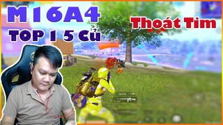 Thử Thách Xài 1 Khẩu M16a4 Duy Nhất 5 Củ Xíu Nữa Bị Bế 5 Củ Đi Luôn | PUBG Mobile