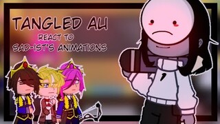 DSMP Tangled AU reacts to Sad-ist Animation || 5.1/?? || Gacha Club || DSMP