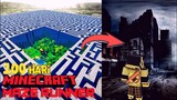 100 Hari Di Minecraft Maze Runner Part 2 - Aku Berhasil Bebas !!