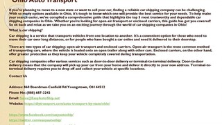 Ohio Auto Transport