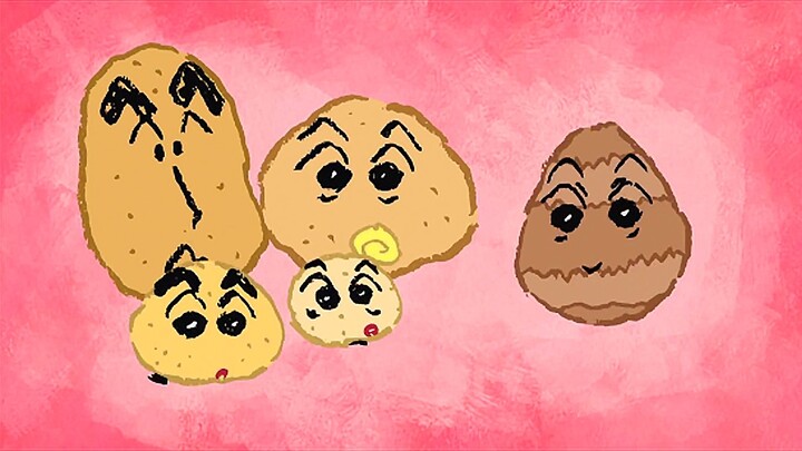 "The one on the left is the Nohara family, so who is the one on the right?"