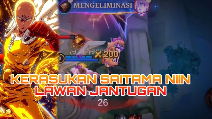 KERASUKAN SAITAMA NIH LAWAN AUTO JANTUGAN