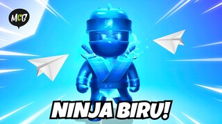 Dapat Skin Spesial Ninja Biru Pakai Teori Nyanyi Pesawat Kertas! -  Stumble Guys