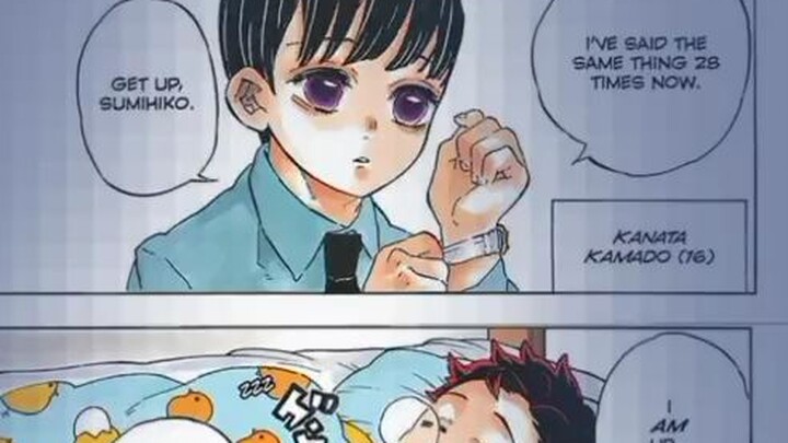 Manga spoil chapter 205.5   cháu chắt của tanjjro và kanao (edit bởi mình)