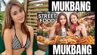 STREET FOOD MUKBANG WITH FYANG - IVANA ALAWI